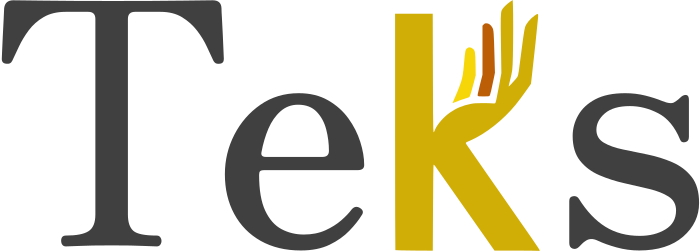 Teks logo design