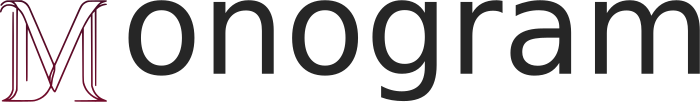 desain logo Monogram