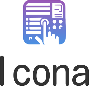 design del logo Icona