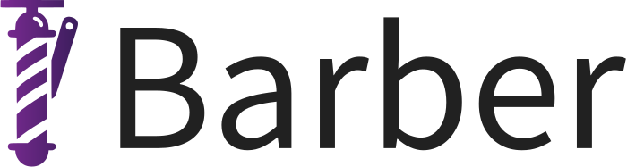 Barber logo design
