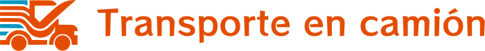 diseño de logotipo Transporte en camión