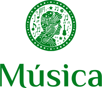 Música logo design