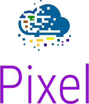 Pixel logo design