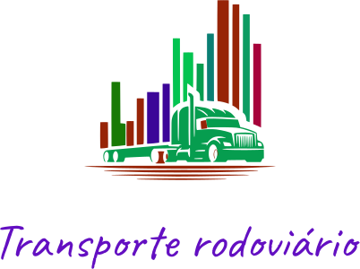 Transporte rodoviário logo design