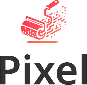 Pixel logo design