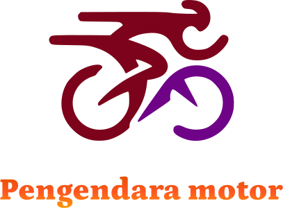 Pengendara motor logo design