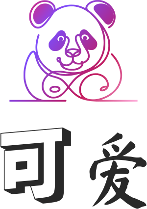 可爱 logo design