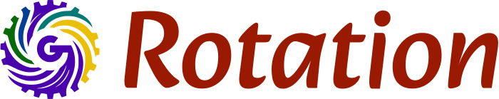 Rotation logo design