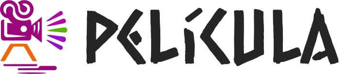 Película logo design