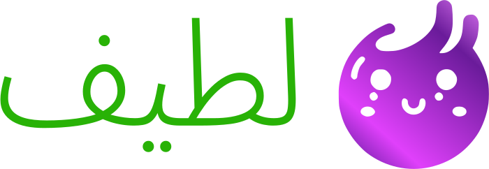 لطيف logo design