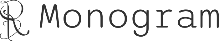 Monogram logo design
