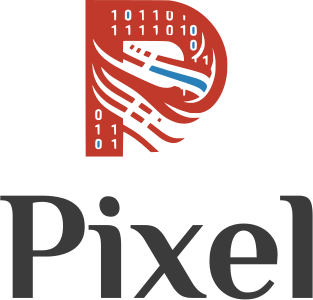 Pixel logo design