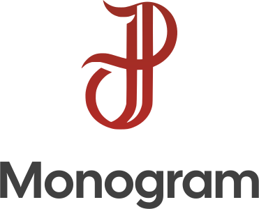 desain logo Monogram
