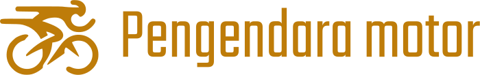 Pengendara motor logo design