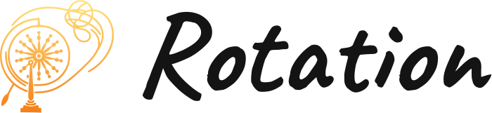 Rotation logo design