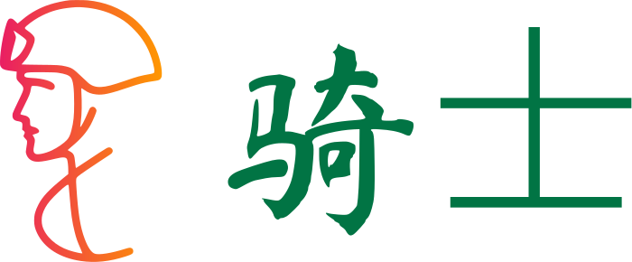 骑士 logo design