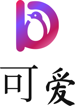 可爱 logo design