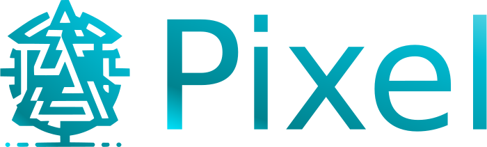 Pixel logo design