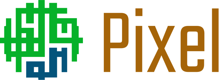 Pixel logo design