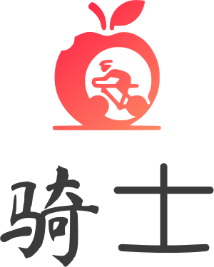骑士 logo design