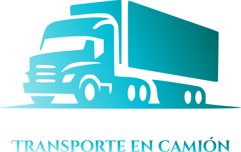 Transporte en camión logo design