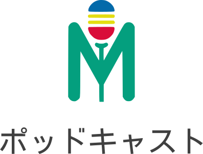 ポッドキャスト logo design