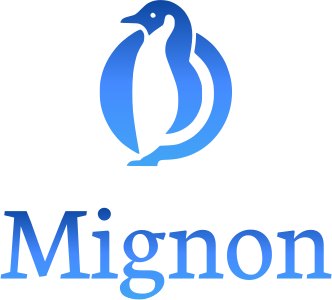 Mignon logo design