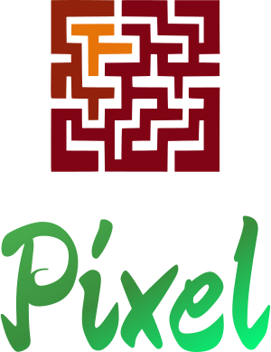 Pixel logo design