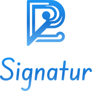 Signatur logo design