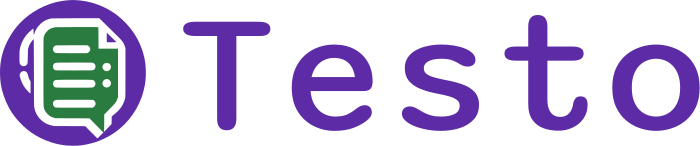 design del logo Testo