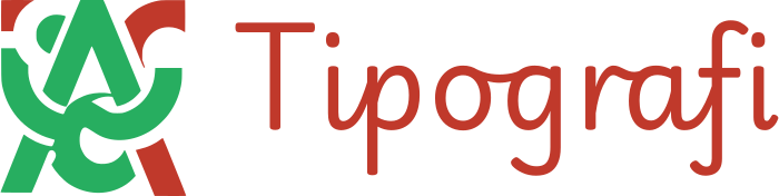 desain logo Tipografi