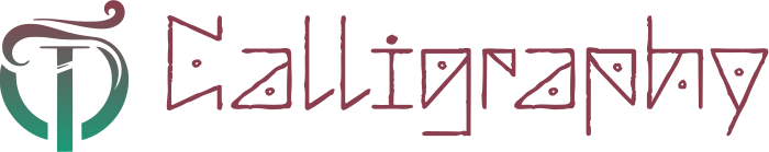 Calligraphy logo design