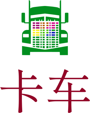 卡车 logo design