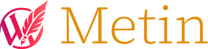 Metin logo design
