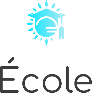 École logo design