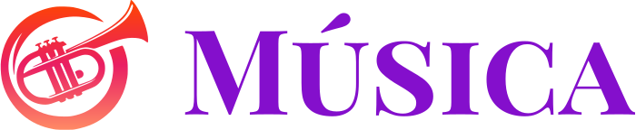 Música logo design