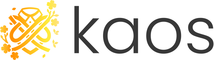 kaos logo design