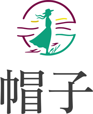 帽子 logo design