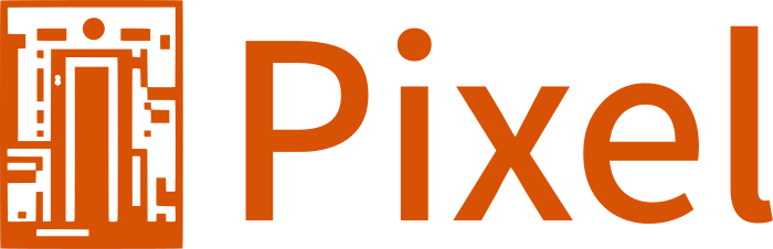 Pixel logo design