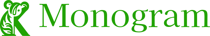 Monogram logo design