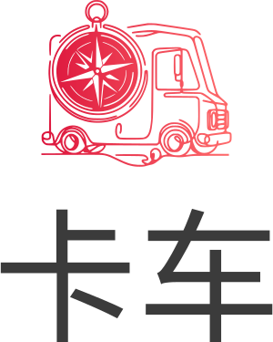 卡车 logo design