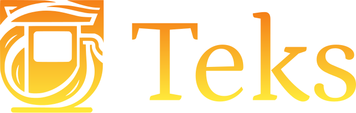 Teks logo design