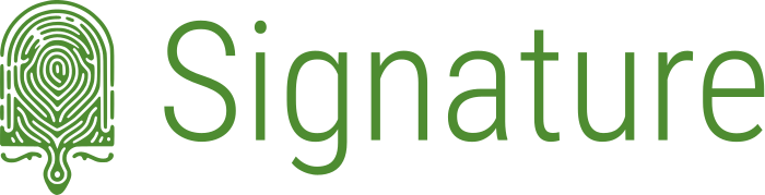 Signature logo design