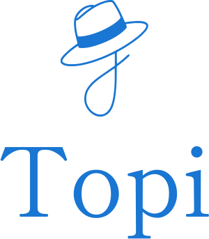 desain logo Topi