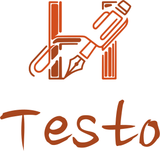 design del logo Testo