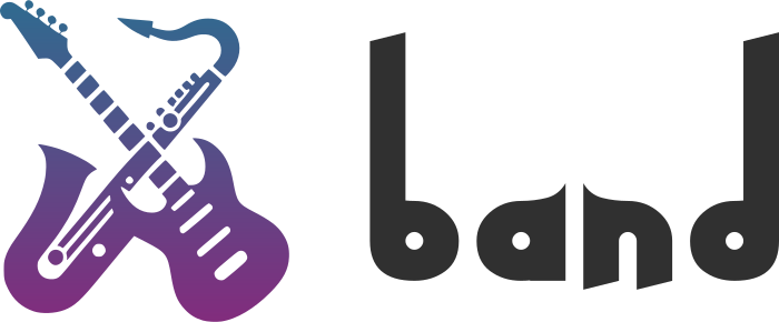 design del logo Band