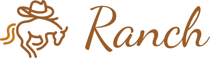 design del logo Ranch