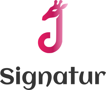 Signatur logo design