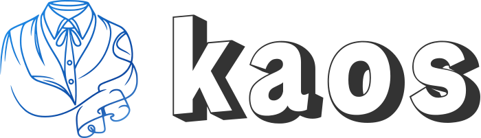 kaos logo design