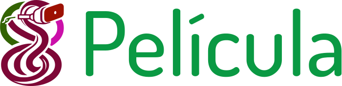 Película logo design